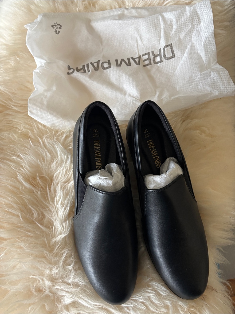 Dream Pairs Black Slip-On Comfort Loafers